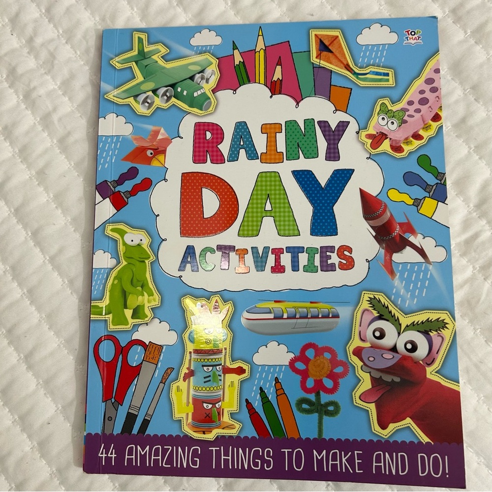 Kids Rainy Day Activities Book - Colorful Fun